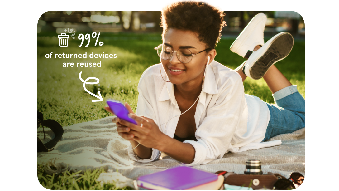 99% of returned devices are reused