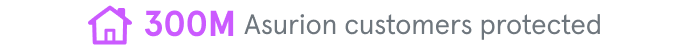 logo sm rating - Asurion customers protected - 300M
