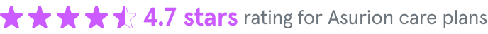logo sm rating - Asurion care plans - 4.7 stars